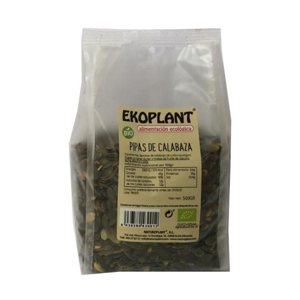 PIPAS CALABAZA BIO 500 GR (EKOPLANT)