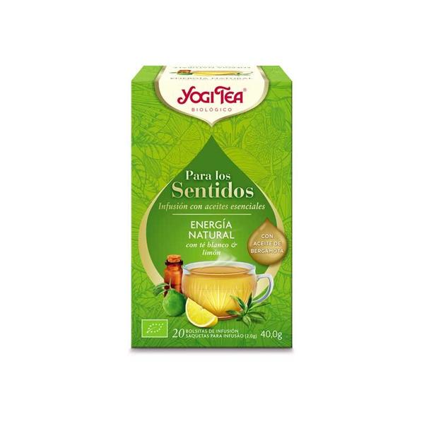YOGI TEA ENERGIA NATURAL (SENTIDOS) BIO 17 BOLSAS 40GR