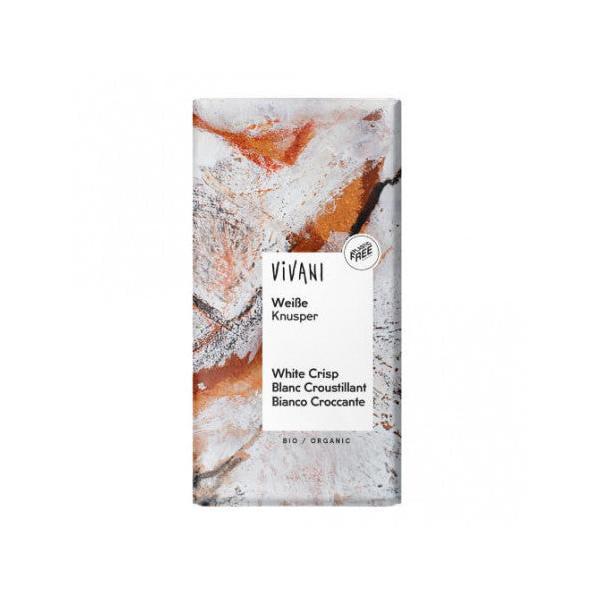 CHOCOLATE BLANCO ARROZ INFLADO BIO 100GR (VIVANI)