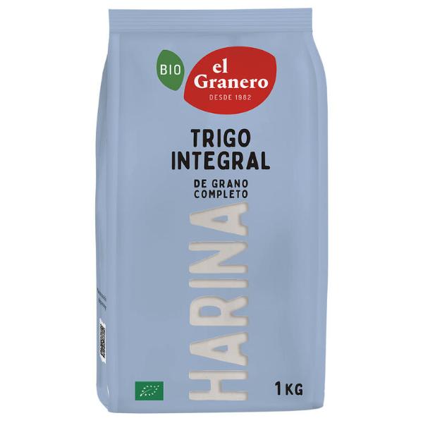 HARINA TRIGO INTEGRAL BIOLOGICA 1 KG (GRANERO)