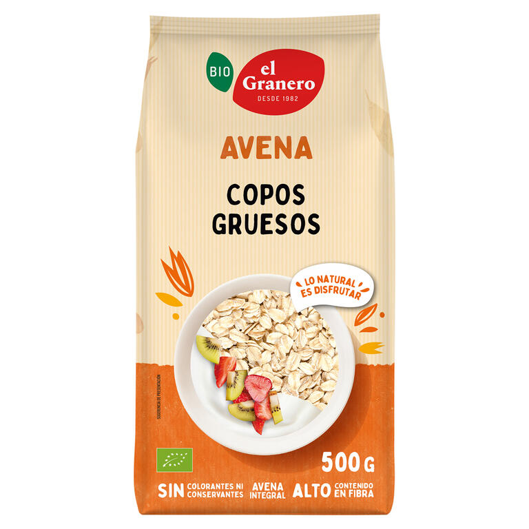 AVENA COPOS BIOLOGICOS 500GR (GRANERO)