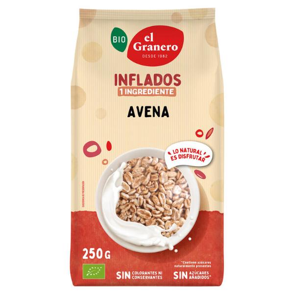 AVENA HINCHADA BIO 250GR (GRANERO)