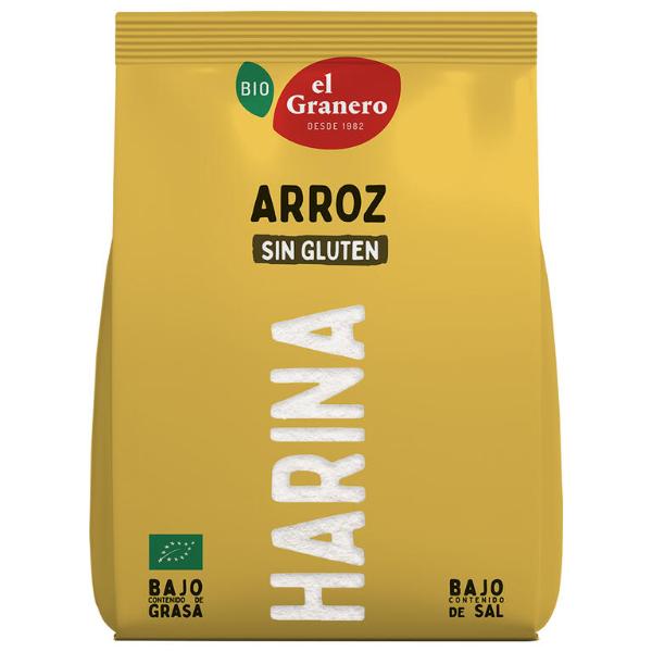 HARINA ARROZ BLANCA BIO 500GR (GRANERO)