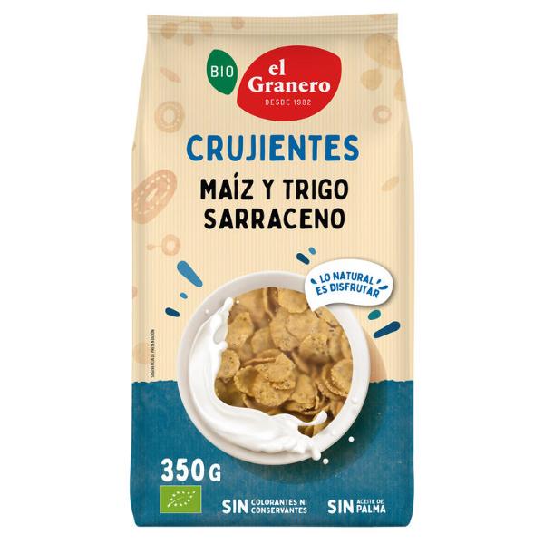 COPOS FLAKES CRUJIENTES MAIZ SARRACENO BIO 350G (GRANERO)