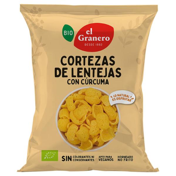 CHIPS LENTEJAS CURCUMA BIO 65GR (GRANERO)