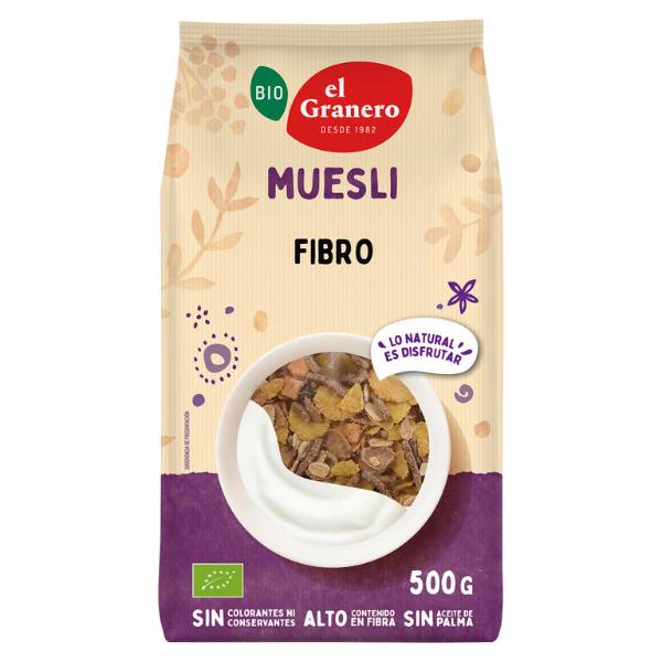 FIBRO MUESLI BIO 500GR (GRANERO)