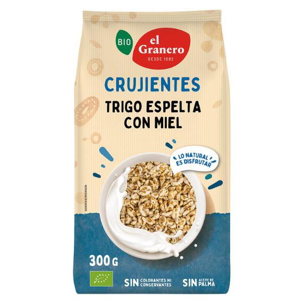 ESPELTA HINCHADA CON MIEL BIO 300GR (GRANERO)