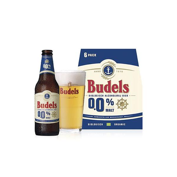 CERVEZA MALTA BUDELS 0% SIN ALCOHOL BIO 30CL