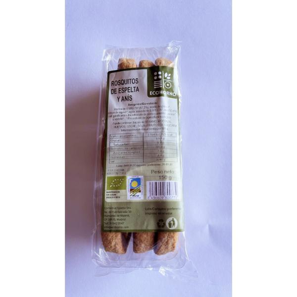 ROSQUITOS DE ESPELTA Y ANIS BIO 150GR  (ECOHORNO)