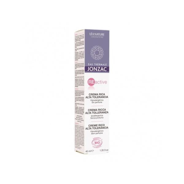 CREMA RICA ALTA TOLERANCIA REACTIVE BIO 40ML JONZAC