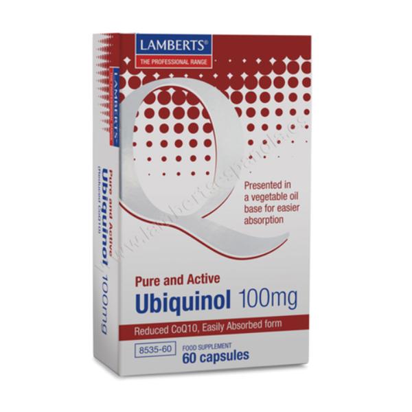 UBIQUINOL (CO-ENZIMA Q-10) 100MG 60CAP LAMBERTS