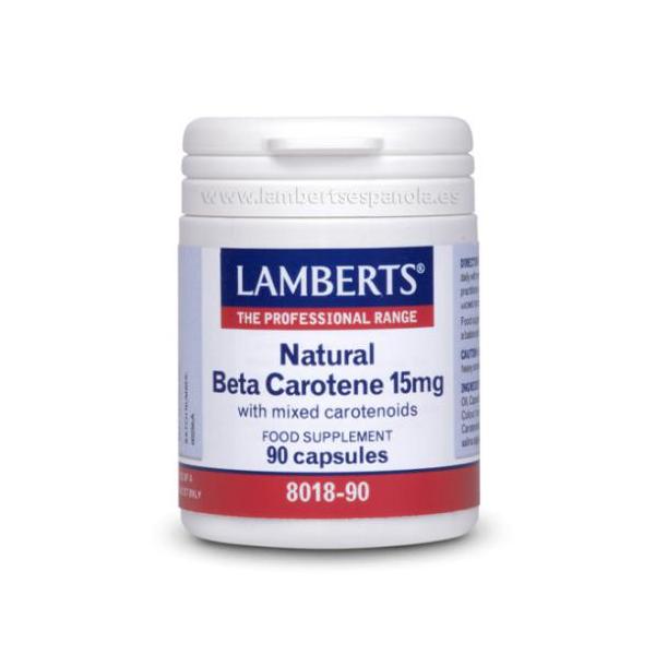 BETA CAROTENO NATURAL 15MG.90CAP.