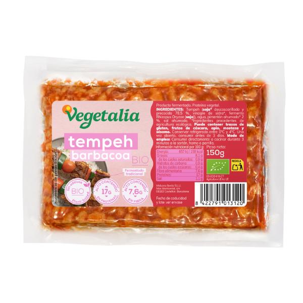 TEMPE BARBACOA FRESCO BIO 150GR (VEGETALIA)