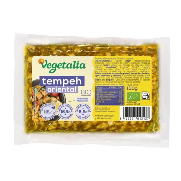TEMPE ORIENTAL FRESCO BIO 150GR (VEGETALIA)