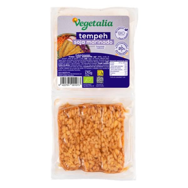 TEMPE SOJA MARINADO BIO 170GR (VEGETALIA)