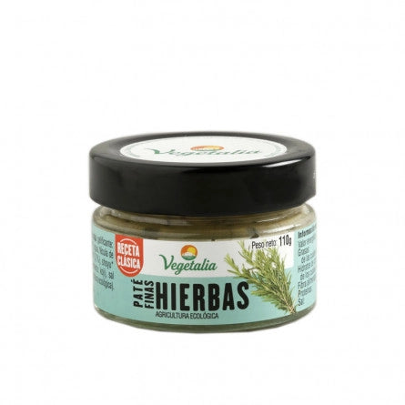 PATE FINAS HIERBAS BIO 110 GR VEGETALIA