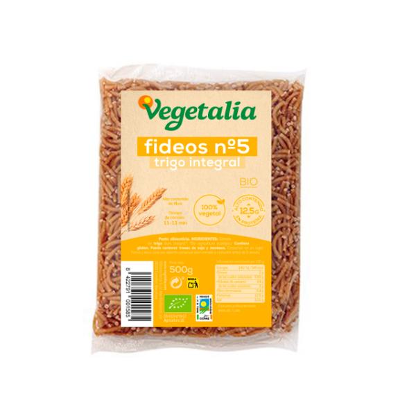 FIDEOS INTEGRAL Nº5 BIO (FIDEUA) 500 GR (VEGETALIA)