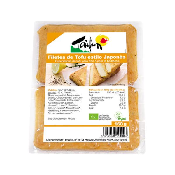 FILETES TOFU EST.JAPONES B.160GR. (TAIFUN)