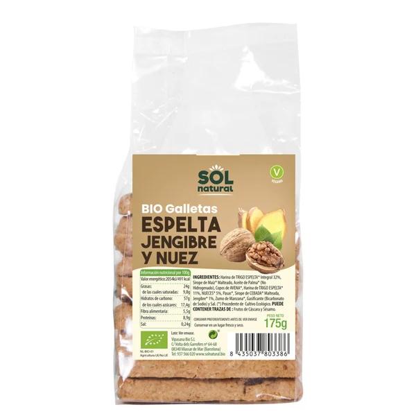 GALLETAS ESPELTA JENG-NUEC.BIO.175G.