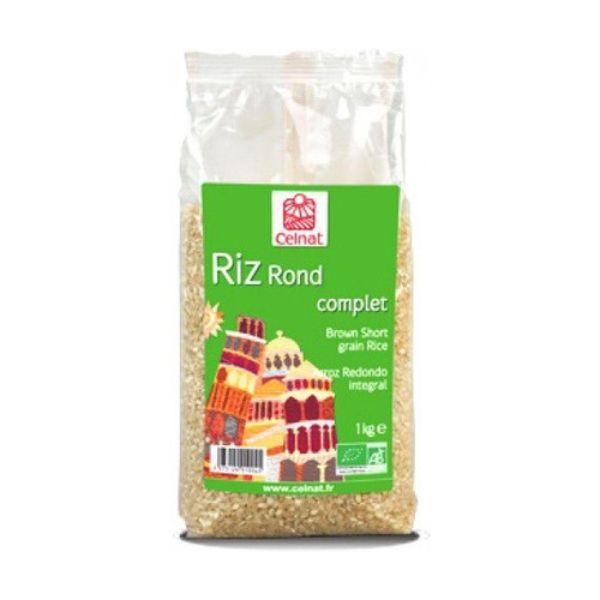 ARROZ REDONDO INTEGRAL BIO 1KG CELNAT