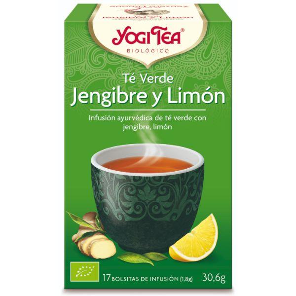 YOGI TEA VERDE JENGIBRE LIMON BIO 17 BOLSAS 30,6GR