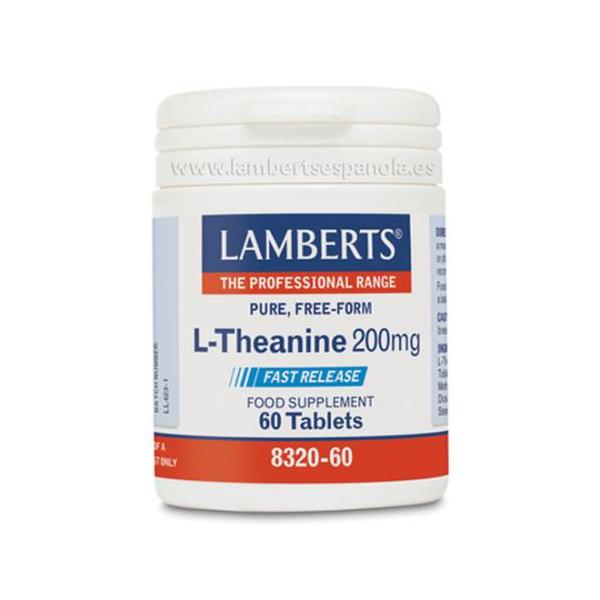 L-TEANINA 200 MG 60 TABLETAS (LAMBERTS)