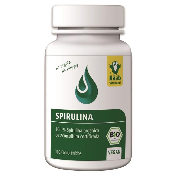 ESPIRULINA BIO 100 COMP 400MG (VIT A/K) RAAB