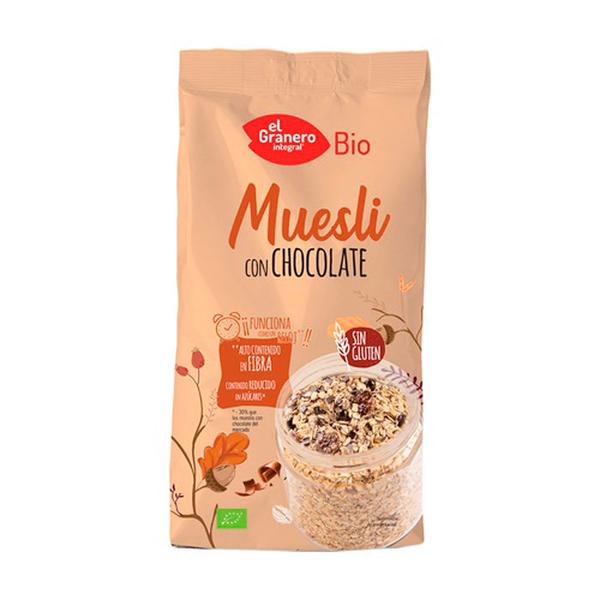 MUESLI AVENA CHOCO S/GLUT.BIO 375G (GRA)