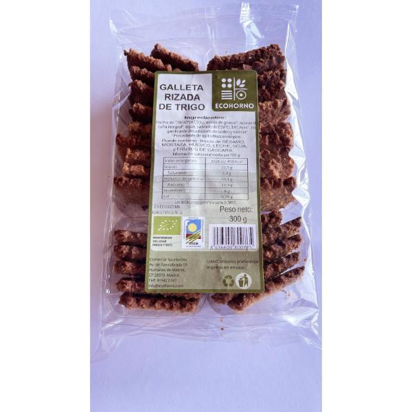 GALLETAS RIZADAS BIO 300GR  (ECOHORNO)