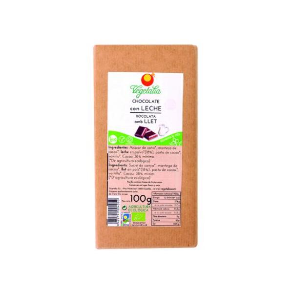 CHOCOLATE C/ LECHE BIO.100GR. (VEGETALIA)