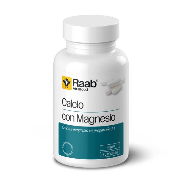 CALCIO CON MAGNESIO 75 CAPSULAS 839MG (RAAB)