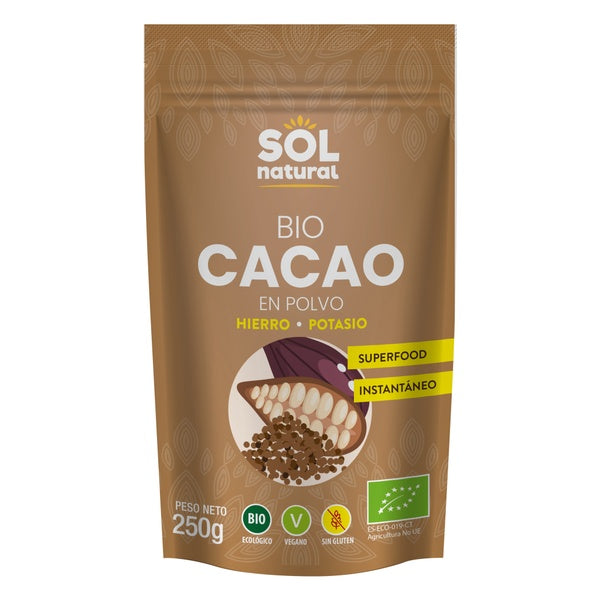 CACAO POLVO CRUDO RAW BIO 100G