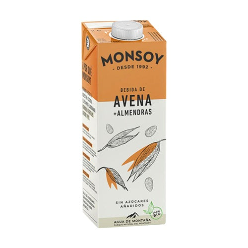 BEBIDA AVENA ALMENDRAS BIO 1L (MONSOY)