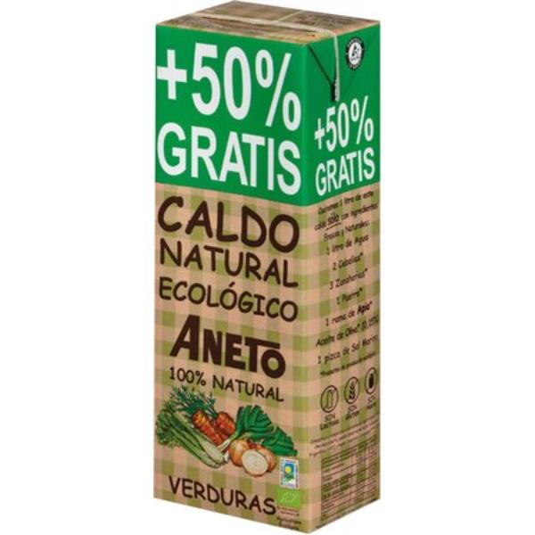 CALDO VERDURAS ECOLOGICO 1LT + 50% GRATIS (ANETO)