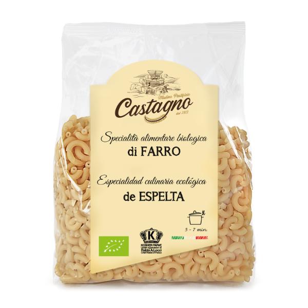 CODITOS FIDEUA DE ESPELTA BLANCA BIO 500GR (CASTAGNO)