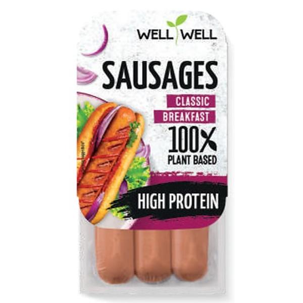 MAXI SALCHICHA PROTEINA DESAYUNO 345GR VEGAN (WELL)