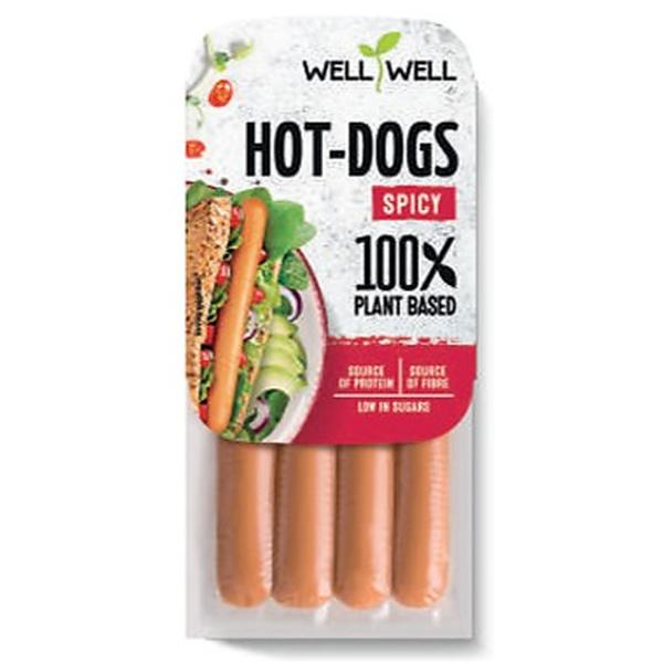 SALCHICHA PERRITO PICANTE 200GR VEGAN (WELL)
