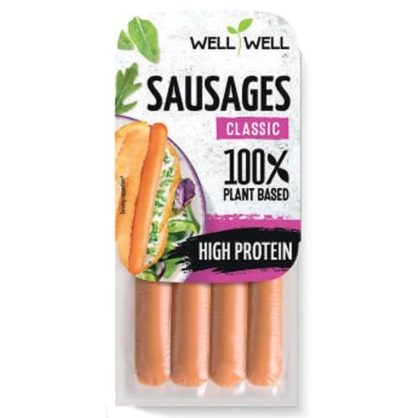 SALCHICHA PROTEINA CLASICA 200GR VEGAN (WELL)