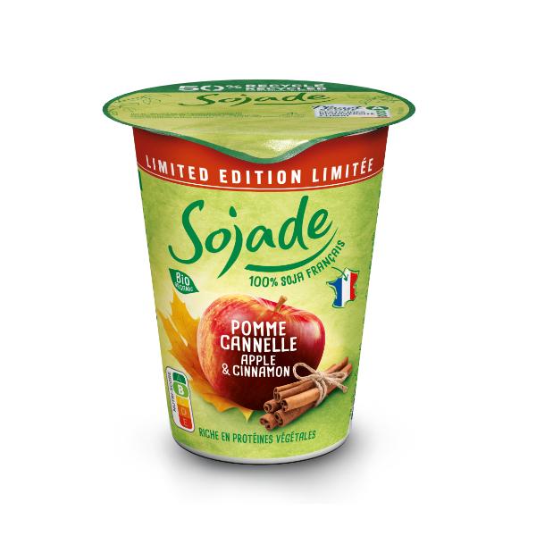 POSTRE DE SOJA MANZANA Y CANELA BIO 400GR (SOJADE)