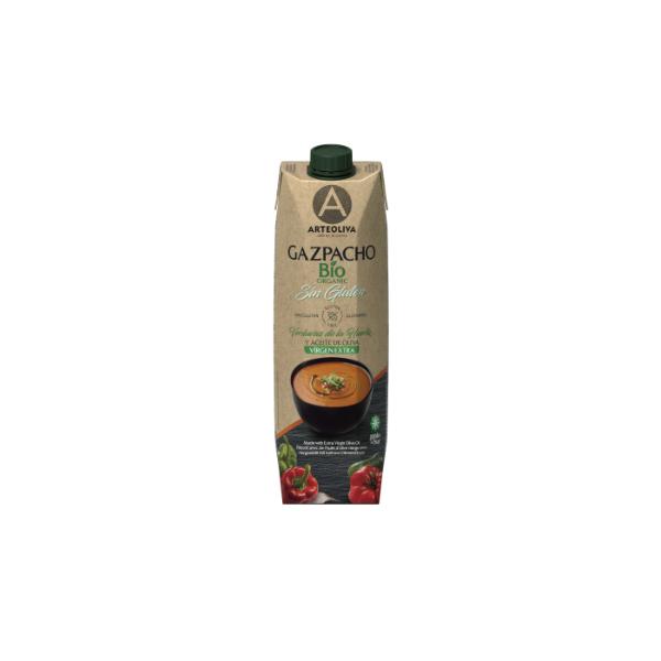 GAZPACHO BIO SIN GLUTEN NO REFRIGERADO BRICK 1LT (ARTEOLIVA)
