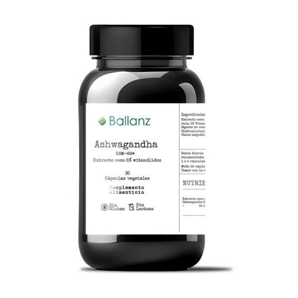 ASHWAGANDHA KSM-66 30 CAPSULAS (BALLANZ)