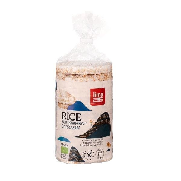 TORTITAS ARROZ CON TRIGO SARRACENO BIO 100G LIMA