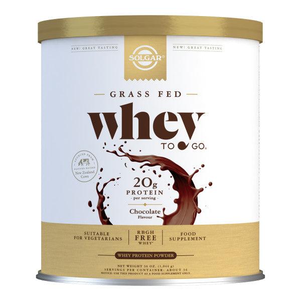 WHEY TO GO PROTEINA SUERO CHOCO 1162G (SOLGAR)