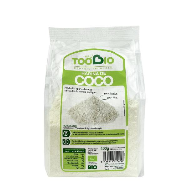 HARINA DE COCO BIO 400GR SIN GLUTEN (TOO BIO)