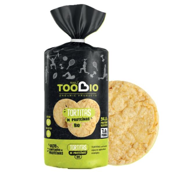 TORTITAS DE PROTEINAS SIN GLUTEN BIO 120G (TOO BIO)