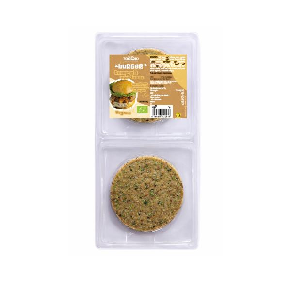 ECOBURGER VEGAN TEMPE VERDURAS BIO 150GR (TOO BIO)