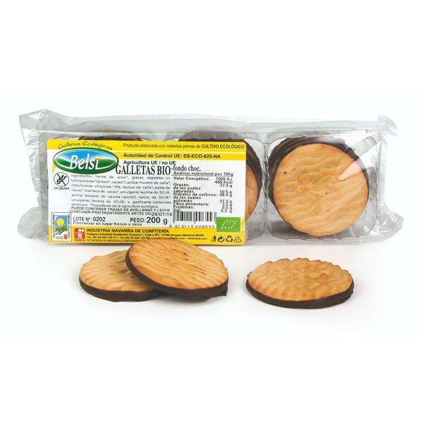 GALLETAS MARIA CHOCOLATE BIO SIN GLUTEN NI HUEVO 200G (BELSI)