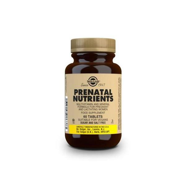 NUTRIENTES PRENATALES 60 COMP.  (SOLGAR)