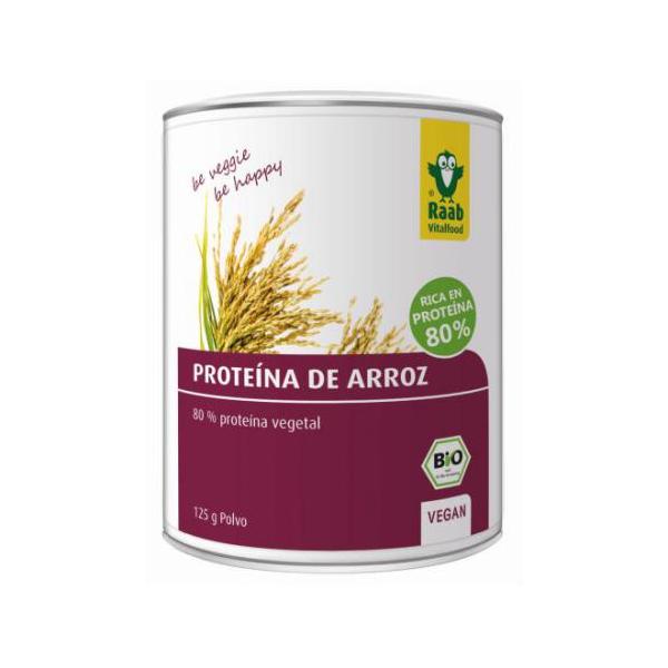 PROTEINA (80%) ARROZ BIO. 125GR RAAB