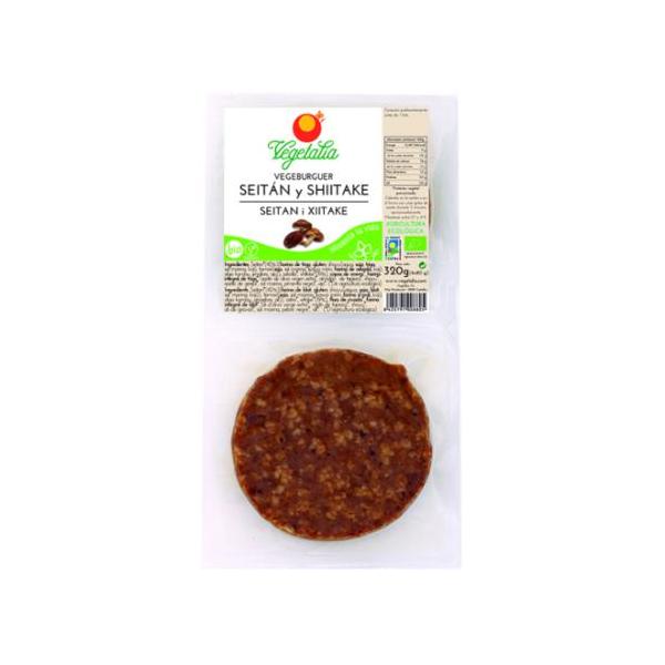 VEGEBURGER SEITAN Y SHITAKE BIO 4UD 320GR (VEGETALIA)